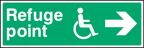 Refuge point (right arrow)