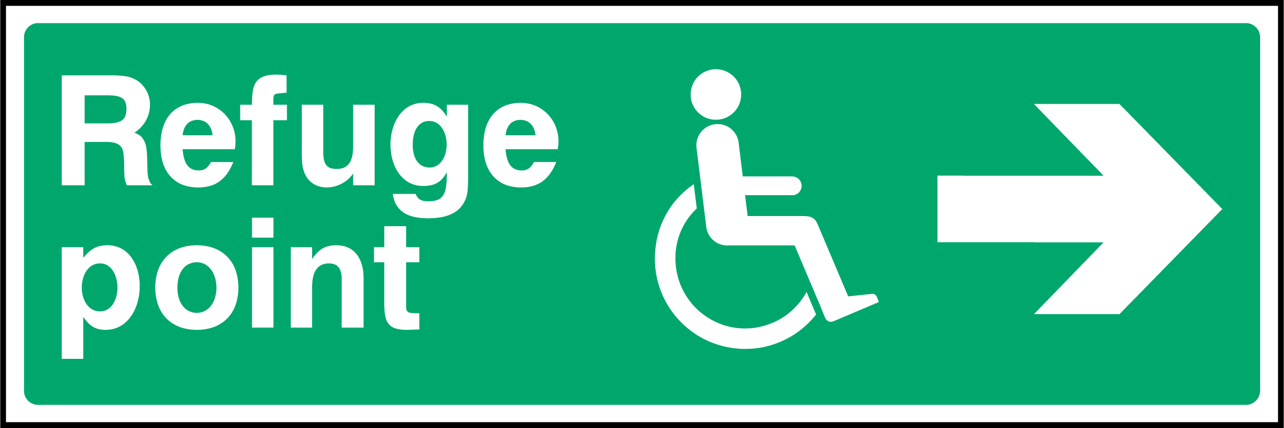 Refuge point (right arrow)