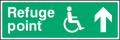 Refuge point (up arrow)