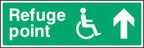 Refuge point (up arrow)