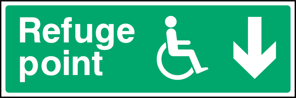 Refuge point (down arrow)