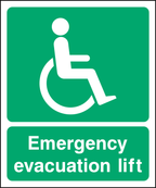 Emergency evacuation lift
