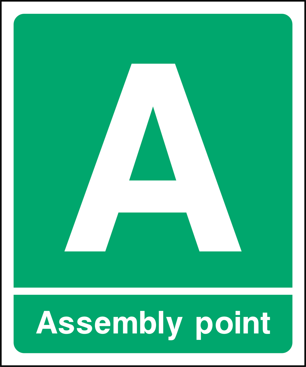 Assembly point A (V2)