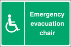 Emergency evacuation chair
