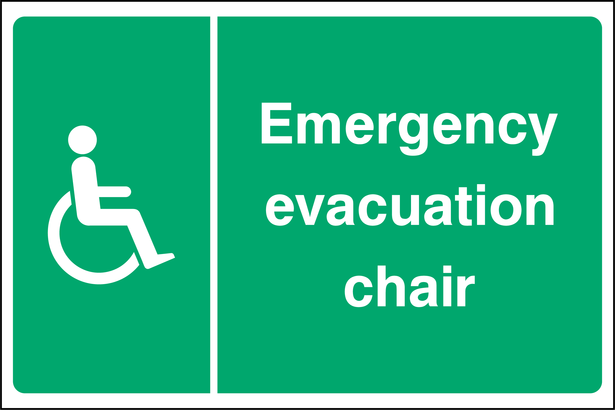 Emergency evacuation chair
