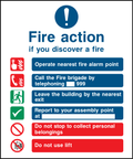 Fire action, if you discover a fire (V2)