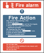 Fire alarm, fire action (V1)