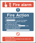 Fire alarm, fire action (V2)