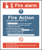 Fire alarm, fire action (V2)