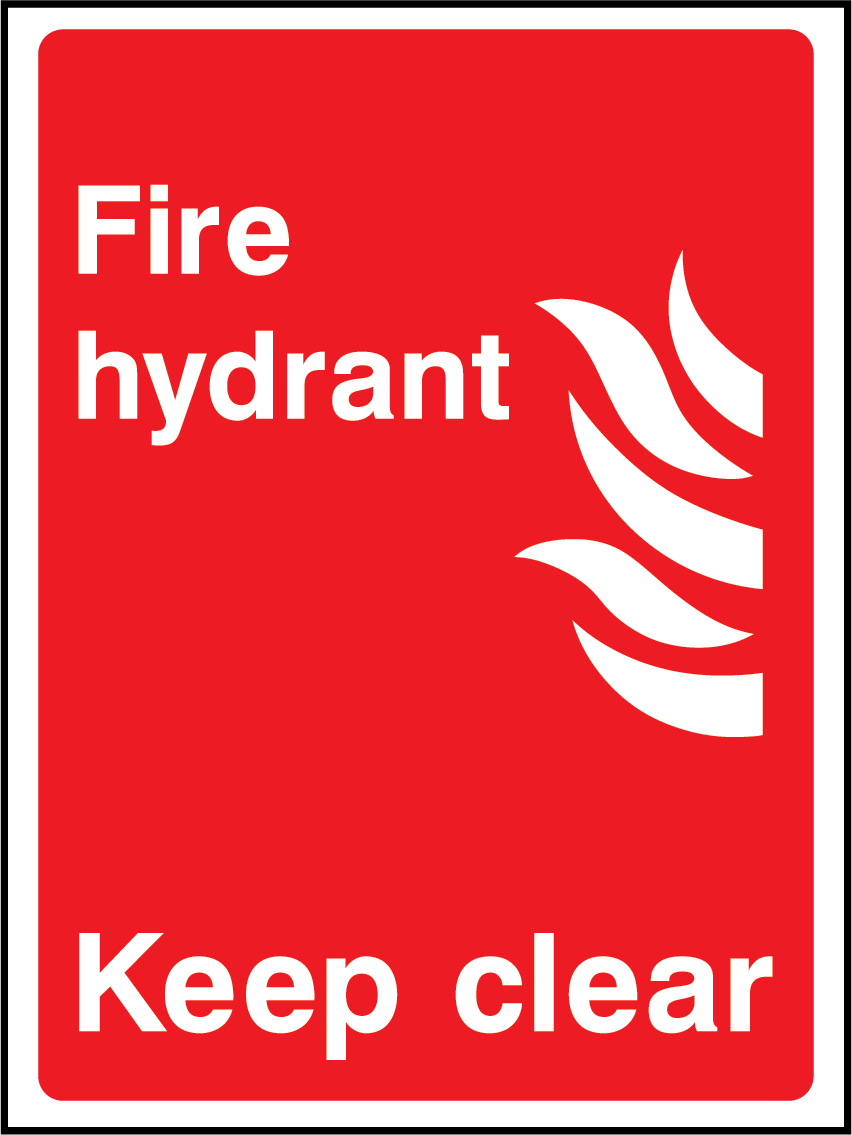 Fire hydrant keep clear