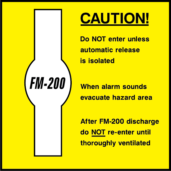 Caution FM-200