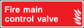 Fire main control valve
