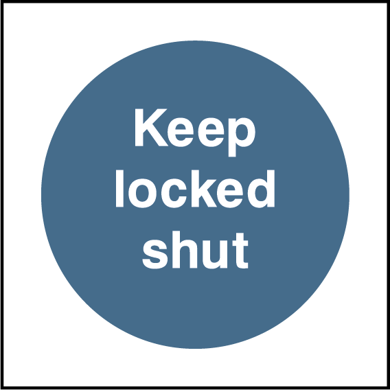 Keep locked shut