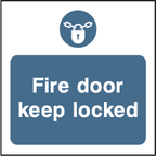 Fire door keep locked (V1)